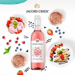 Thumbnail Rượu Vang Hồng có ga Jacob's Creek Dots Moscato Rose 750ml 7.5% Không kèm Hộp 1