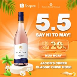 Thumbnail Rượu Vang Hồng Jacob's Creek Classic Crisp Rosé nồng độ 12.5%vol  750ml Không Kèm Hộp 1