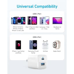 Thumbnail Sạc Anker 323 Công Suất 33W 2 Cổng - 1 USB & 1 USB-C - A2331 3