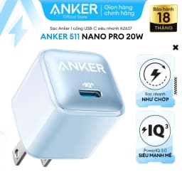 Thumbnail Sạc ANKER 511 Nano Pro 20W A2637 1 cổng USB-C PiQ 3.0 tương thích PD - A2637 4