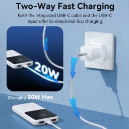 Thumbnail sạc dự phòng có dây 20000mAh Vention Power Bank PD 22.5w Sạc nhanh tích hợp màn hình kỹ thuật số cáp kép cho Iphone 16 XiaoMi Huawei Sansumg 10000mAh 3