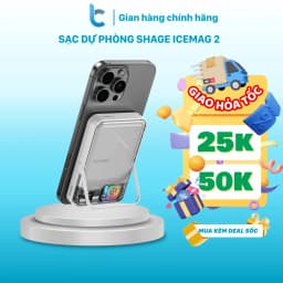 Thumbnail Sạc Dự Phòng Sharge ICEMAG 2 Qi2 10.000mAh Không Dây 15W USB-C 30W Quạt Tản Nhiệt RGB Chủ Động - Hàng Chính Hãng 1