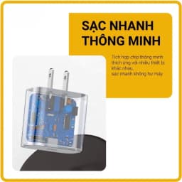 Thumbnail Sạc Nhanh PD 20W,Củ Sạc Nhanh, Dây Cáp Sạc Nhanh 20w pd + Cáp type-c Cho Điện Thoại sgalas 2