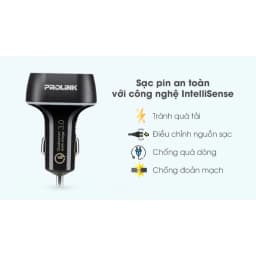 Thumbnail Sạc Ô Tô nhiều cổng Prolink, Công Suất 33W - 42W, Sạc Nhanh - Chính hãng store. 2