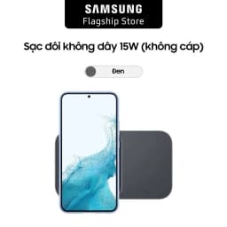 Thumbnail Sạc đôi không dây 15W (không cáp) 2