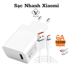 Thumbnail Sạc Xiaomi 18W 22.5W 27W 33W 65w Mi Charge Turbo USB 5A Type-C nguyên Seal Vinzy Tech Bảo hành lỗi 1 đổi 1 trong 6 tháng 1