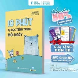 Thumbnail Sách - 10 Phút Tự Học Tiếng Trung Mỗi Ngày - Dành Cho Người Học Tiếng Trung Cơ Bản 1
