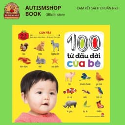 Thumbnail Sách - 100 từ đầu đời của bé - Con vật (Kim Đồng) 1
