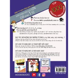Thumbnail Sách - 1000 Từ Vựng Tiếng Anh Là Đủ (Top 1000 Essential English Words) 2