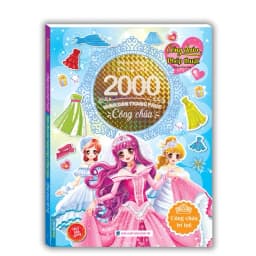 Thumbnail Sách - 2000 hình dán trang phục công chúa Công chúa trí tuệ 1