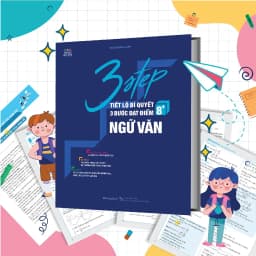 Thumbnail Sách 3 Step – Tiết lộ bí quyết 3 bước đạt điểm 8+ Ngữ Văn 1