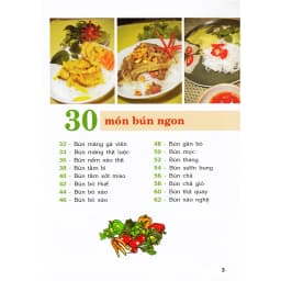Thumbnail Sách 30 Món Bún Ngon (Quỳnh Hương) 2