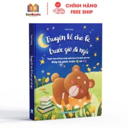 Thumbnail Sách - 365 Truyện Kể Cho Bé Trước Giờ Đi Ngủ - Phát Triển IQ và EQ Cho Bé từ 2 tuổi - Sanbooks 1