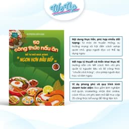 Thumbnail Sách 50 công thức nấu ăn để tự mở nhà hàng "ngon hơn đầu bếp" 1