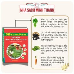 Thumbnail Sách - 500 bài thuốc hay chữa bệnh theo kinh nghiệm dân gian 1