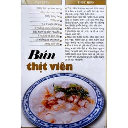 Thumbnail Sách 60 Món Ăn Được Ưa Thích Bún, Mì, Cháo, Lẩu (Quỳnh Chi) 4