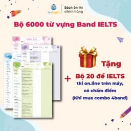 Thumbnail Sách 6000 từ vựng IELTS theo band 0-4.5, 4.5-5.5, 5.5-6.5, 6.5+, dạng takenote dễ học dễ nhớ-ÔnLuyện 1