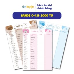 Thumbnail Sách 6000 từ vựng IELTS theo band 0-4.5, 4.5-5.5, 5.5-6.5, 6.5+, dạng takenote dễ học dễ nhớ-ÔnLuyện 2