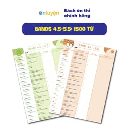 Thumbnail Sách 6000 từ vựng IELTS theo band 0-4.5, 4.5-5.5, 5.5-6.5, 6.5+, dạng takenote dễ học dễ nhớ-ÔnLuyện 3