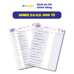 Thumbnail Sách 6000 từ vựng IELTS theo band 0-4.5, 4.5-5.5, 5.5-6.5, 6.5+, dạng takenote dễ học dễ nhớ-ÔnLuyện 4