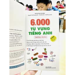 Thumbnail Sách - 6000 từ vựng tiếng anh thông dụng (mềm) tái bản 02 2