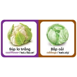 Thumbnail Sách - Baby'S First Picture Dictionary - Từ Điển Bằng Hình Đầu Tiên Của Bé - Rau Củ - Vegetable (Bìa Cứng) 3
