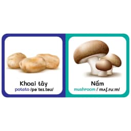 Thumbnail Sách - Baby'S First Picture Dictionary - Từ Điển Bằng Hình Đầu Tiên Của Bé - Rau Củ - Vegetable (Bìa Cứng) 4