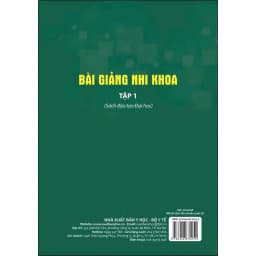 Thumbnail Sách - Bải giảng nhi khoa 2025 (Tập 1 + Tập 2) 1