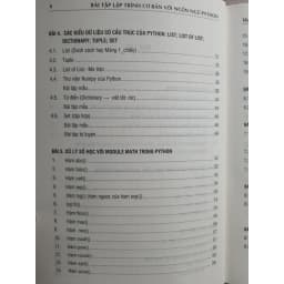 Thumbnail Sách - Bài tập lập trình cơ bản với ngôn ngữ Python 3