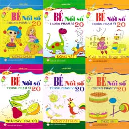 Thumbnail Sách - Bé nối số và tô màu theo chủ đề 1