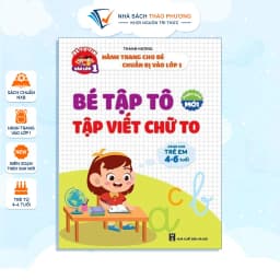 Thumbnail Sách - Bé tập tô, viết chữ to cho bé từ 4-6 tuổi 1