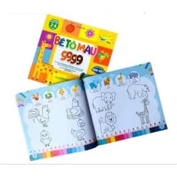 Thumbnail Sách - Bé tô màu 9999 song ngữ Anh Việt cho bé 2-6 tuổi 3