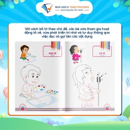 Thumbnail Sách - Bé tô màu theo chủ đề song ngữ Anh Việt, tô màu sáng tạo 3