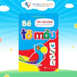 Thumbnail Sách - Bé tô màu theo chủ đề song ngữ Anh Việt, tô màu sáng tạo 4