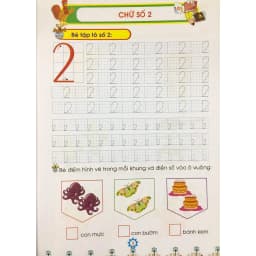 Thumbnail Sách - Bé Vào Lớp 1 - Bé Tô Số Và Tập Đếm 2