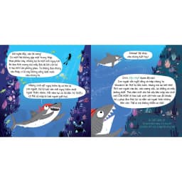 Thumbnail Sách - Bí Kíp Sinh Tồn Của Loài Cá Mập Chân Chính - khoa học cho bé - Crabit Kidbooks 1