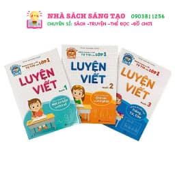 Thumbnail Sách - Bộ 3 luyện viết - Hành trang cho bé tự tin vào lớp 1- Bé Tập Viết chữ đẹp chuẩn bị vào lớp 1 1