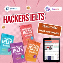 Thumbnail Sách - Bộ 4 Cuốn Hackers IELTS ( Listening + Reading + Speaking + Writing) 2