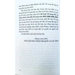 Thumbnail Sách Bộ Luật Tố Tụng Dân Sự (Hiện Hành) (Sửa Đổi, Bổ Sung Năm 2019, 2020, 2022, 2023) 3