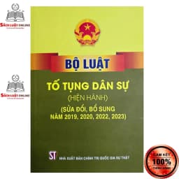 Thumbnail Sách - Bộ luật tố tụng dân sự (Hiện hành) (NXB Chính trị quốc gia Sự thật) 1