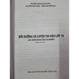 Thumbnail Sách - Bồi dưỡng và luyện thi vào lớp 10 trung học phổ thông các môn Khoa Học Tự Nhiên 1