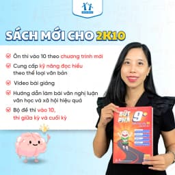 Thumbnail Sách Bứt phá 9+ điểm thi vào 10 môn Ngữ văn - Tổng ôn và luyện đề - HOCMAI 2