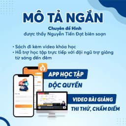 Thumbnail Sách Chinh Phục Từ A Đến Z  Đạt Điểm Tối Đa Toán 12 Hình biên soạn bởi thầy Nguyễn Tiến Đạt SSSTUDY 2