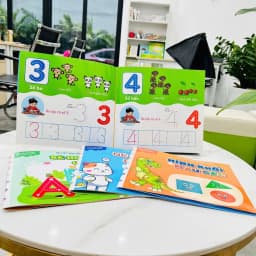 Thumbnail Sách Cho Bé - Bộ 4 Cuốn Viết Xóa Thông Minh: Chữ Cái, Chữ Số, Nét Bút Đầu Tiên, Hình Khối và Màu Sắc - Tặng Kèm 2 Bút 2