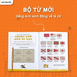 Thumbnail Sách cho bé - Cuốn Phấp Phới Cờ Bay cho bé 6 - 10 tuổi giúp con cập nhật kiến thức về các lá quốc kỳ trên thế giới 4