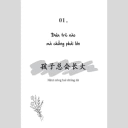 Thumbnail Sách Chưa kịp lớn đã phải trưởng thành - Quyển 2 - 还没长大就要学着成熟了 - Phiên bản song ngữ Việt - Trung (TimeBooks) 2