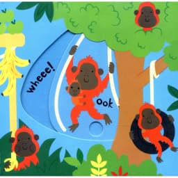 Thumbnail Sách chuyển động chủ đề sở thú Baby's Very First Slide and See Zoo Usborne cho bé 1 tuổi trở lên 1