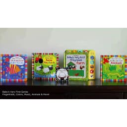 Thumbnail Sách chuyển động thông minh động vật Baby's Very First Slide and See Animals Usborne cho bé 1 tuổi trở lên 4