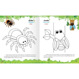 Thumbnail Sách - Colouring 365 ngày Tô màu - KHÁM PHÁ THẾ GIỚI PHÁT TRIỂN TRÍ TUỆ - Động vật hoang dã,Khủng long,Bò sát...(Tập 2) 1