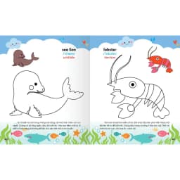 Thumbnail Sách - Colouring 365 ngày Tô màu - KHÁM PHÁ THẾ GIỚI PHÁT TRIỂN TRÍ TUỆ - Động vật nuôi, Chim, Cá (Tập 1) 2